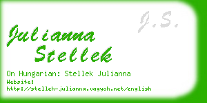 julianna stellek business card